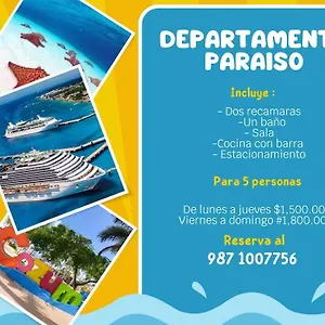 Departamento Paraiso Apartamento Cozumel
